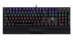 T-dagger Destroyer 104 Key|wrist Guard|rainbow Backlit Gaming Mechanical Keyboard Black