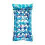 Extra Large Inflatable Pool Float Mattress With Pillow - Blue Floral