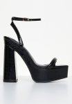 SIA-2 Platform Block Heel - Black