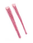 Kids Pink Glitter Tinsel Heart Hair Clips 2 Pack