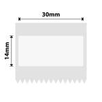 NB627 - - M2_H M3 - 30X14MM - 375 White Anti-counterfeiting Labels