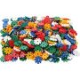 Toy Construction Pieces: Multi-coloured Kiga Rondi 25MM - 500G/590PCS