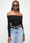 Superbalist Fitted Off The Shoulder Tee - Black