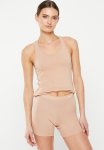 Jockey Pure & Simple Biker Shorts - Beige