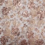 Tulle With Sequins -5 White