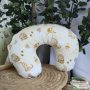 Feeding Pillow Cover – Beige Dino Dinosaur Love In Desert Story