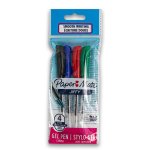 Gel Pen Jiffy Fine 0.5MM Assorted - 4 Pack