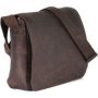 King Kong Leather 13 Post Man Messenger Bag Chocolate Brown