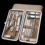 Nail Clippers Manicure Tool Set With Portable Travel Case Dead Skin Clippers Cuticle Nippers And Cutter Kit Nail Clippers Pedicure Kit