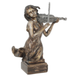 Lady Playing Violin Statue 36 Cm