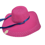 Straw Hat Crochet Wide Brim - Hats & Caps