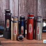 Insulated Stainless Steel Vacuum Flask With Infuser 1000ML