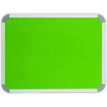 Parrot Notice Board Info Board Aluminium Frame 3000 X 1200MM Lime Green