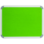 Parrot Notice Board Info Board Aluminium Frame 3000 X 1200MM Lime Green