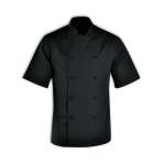 Chefs Uniform Jacket Basic Short - Black - Small - UNI7021