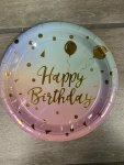Happy Birthday Paper Plates
