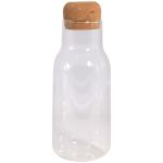 Borosilicate Glass Carafe With Cork Stopper - 650ML - 220 X 80MM Diameter
