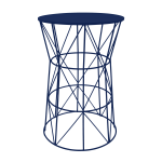 Diamond Side Table - Saphire Blue