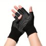 Bicycle Fishing Driving Half Finger Non-slip Breathable Work Gloves Spot Glue Gloves Non-slip Cycling Outdoor Thin Gloves For Men And Women