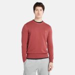 Williams River Crewneck Sweater For Men - S Red