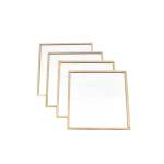 Gold Mirror Coaster Set Of 4