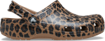 Classic Animal Clog Kids Age 5+ - Sepia leopard J6
