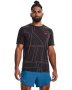 Men's Ua Breeze 2.0 Trail Running T-Shirt - Jet Gray / XL