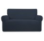Stretch Couch Cover Blue 190-230CM