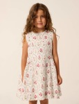 Estelle Girls Lace Trim Dress - 10-12 Yrs Garden Trellis