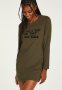 Nightie Long Sleeve R-neck - Deep Depth