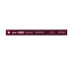 Tork Craft 300mm Cork-Backed Stainless Steel Ruler - Red