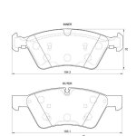 Kbc Brake Pads Front For Mercedes Benz