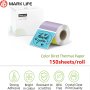 Marklife 150pcs 5.08cm Label Stickers For Jars And Lids 4 Different Colors Designs Thermal Sticker Labels Pantry Labels Jar Labels Canning Labels Bottle Labels