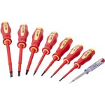 Tork Craft 8 PC Screwdriver & Tester Set Electricians Insulated Vde KT2108