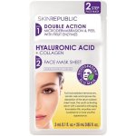 Skin Republic 2 Step Hyaluronic Acid + Collagen Face Mask Sheet