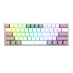 Redragon K617 Fizz 60% Wired Rgb Gaming Keyboard - White grey