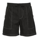 Black Contrast Shorts