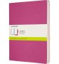 Moleskine Set Of 3 Extra Large Plain Cahier Journals - Kinetic Pink Paperback