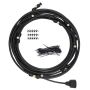 Outdoor Misting Cooling System Kit 9M Line 11 Nozzles Garden Sprayer Kit