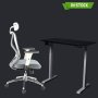 Wp Pro Desk & Wp Ergonomic Adjustable Office Chair Black