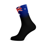 Australia Flag Socks - Small Black