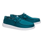 Womens Wendy Stretch Canvas Shoes Deep Teal - Deep Teal 9