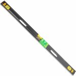 Spirit Level Beam 1200MM X 1.6MM 3 X Vial 0.5MM Accur. Alum.