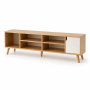 120CM Wooden Tv Stand With Storage Cabinet Modern Entertainment Unit