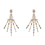 Seraphina Crystal Cubic Zirconia Earrings - Mix Gold