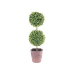 Two-tiered Potted Topiary Plant