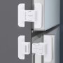 Anti-pinch Refrigerator Lock Drawer Lock Cabinet Door Lock Safety Lock Protective Drawer Buckle