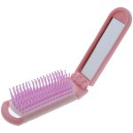 Olivia Garden Breast Cancer Awareness Folding Brush & Mirror