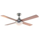 Emma Ceiling Fan 4 Blade With Light - White