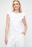 Ruffle Top - White